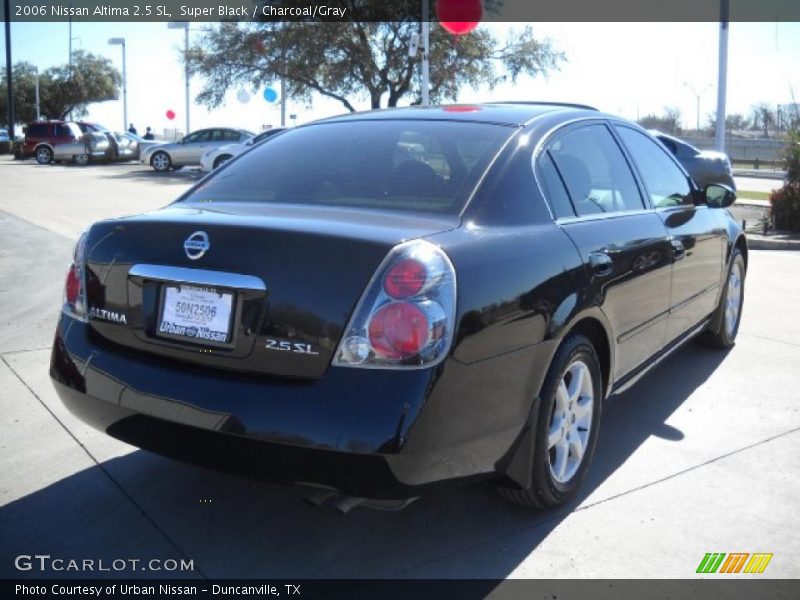 Super Black / Charcoal/Gray 2006 Nissan Altima 2.5 SL