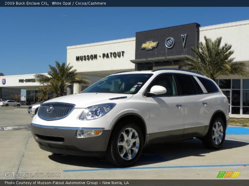 White Opal / Cocoa/Cashmere 2009 Buick Enclave CXL