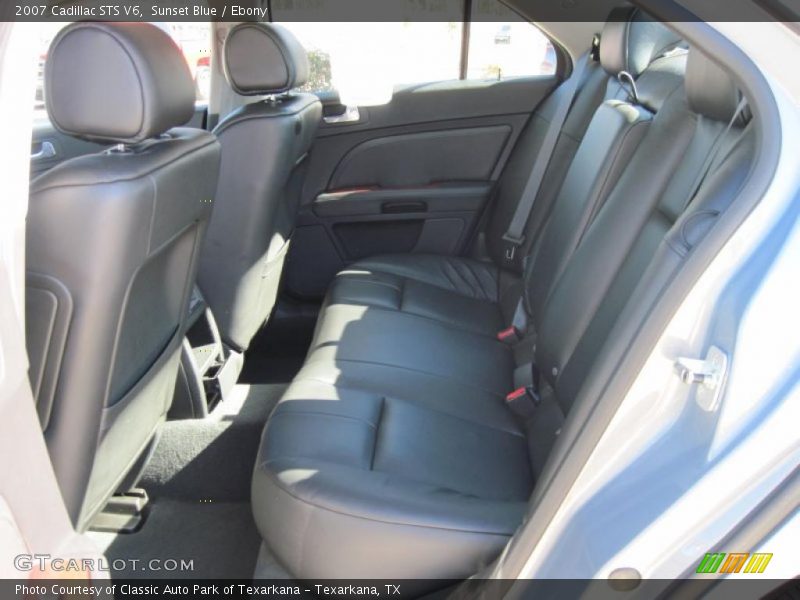 Sunset Blue / Ebony 2007 Cadillac STS V6