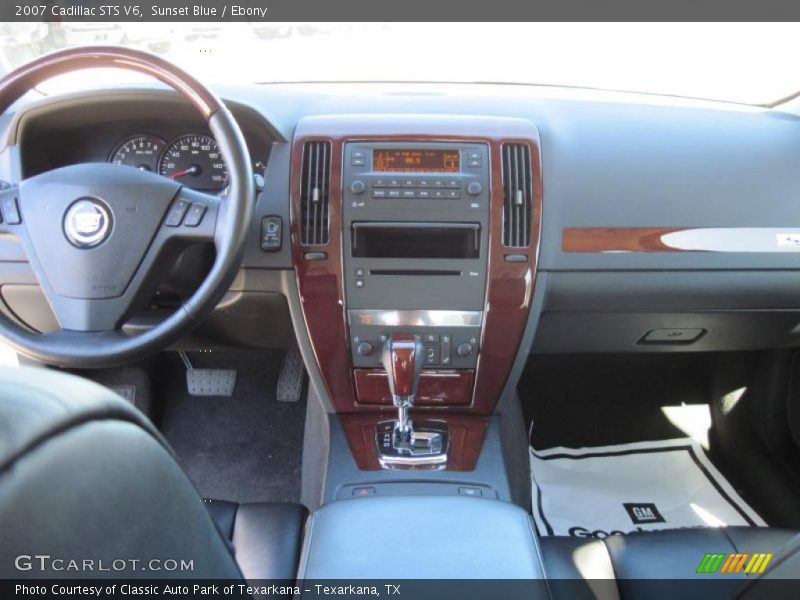 Sunset Blue / Ebony 2007 Cadillac STS V6
