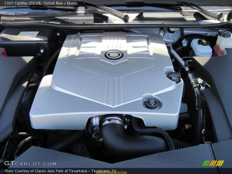 Sunset Blue / Ebony 2007 Cadillac STS V6