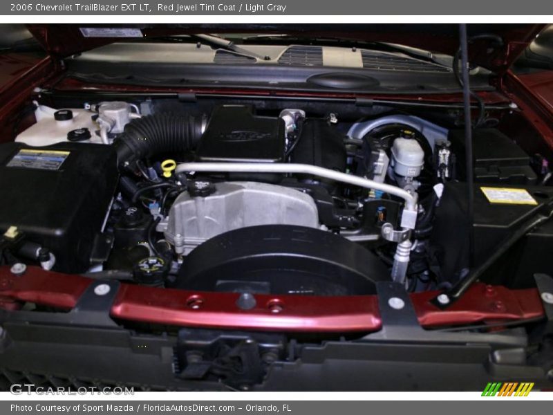 Red Jewel Tint Coat / Light Gray 2006 Chevrolet TrailBlazer EXT LT