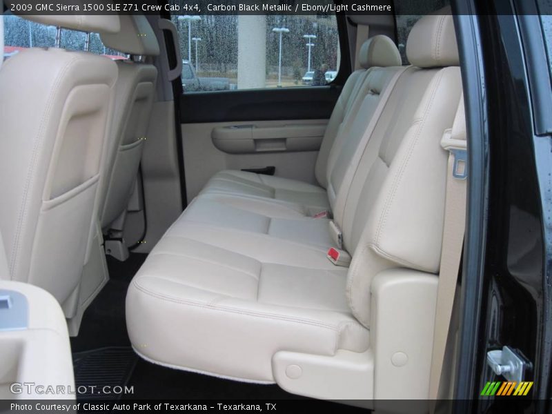 Carbon Black Metallic / Ebony/Light Cashmere 2009 GMC Sierra 1500 SLE Z71 Crew Cab 4x4