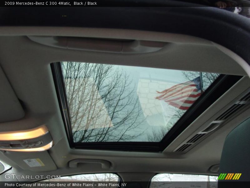 Black / Black 2009 Mercedes-Benz C 300 4Matic