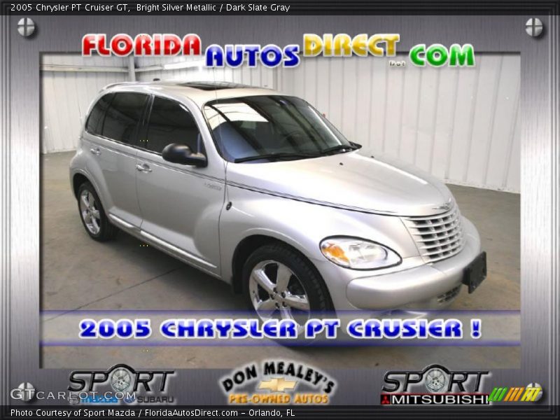 Bright Silver Metallic / Dark Slate Gray 2005 Chrysler PT Cruiser GT