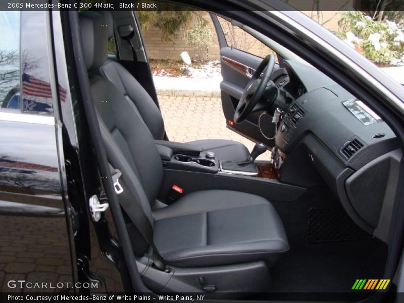 Black / Black 2009 Mercedes-Benz C 300 4Matic