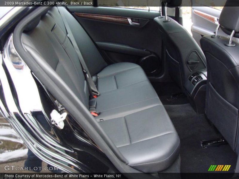 Black / Black 2009 Mercedes-Benz C 300 4Matic