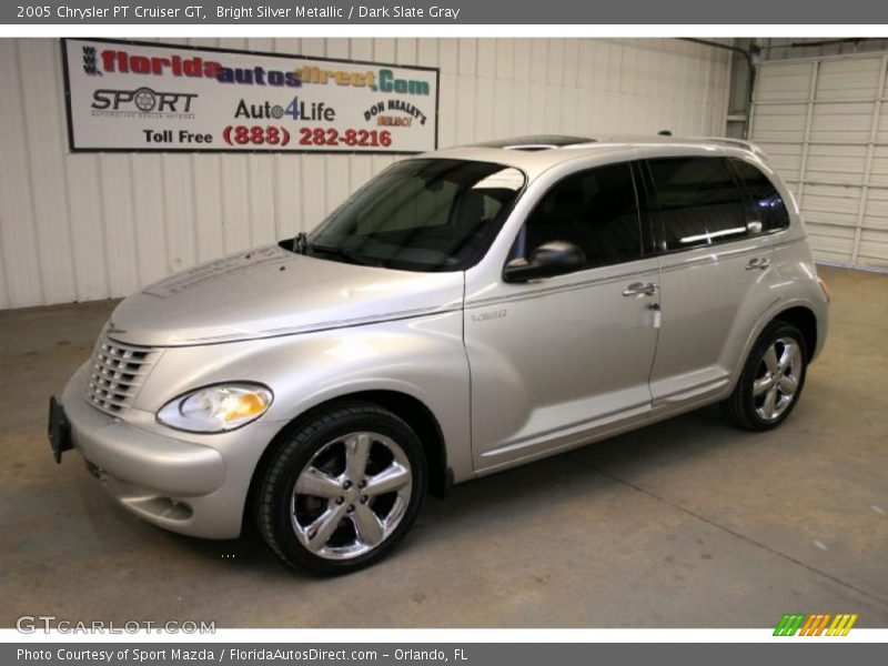 Bright Silver Metallic / Dark Slate Gray 2005 Chrysler PT Cruiser GT