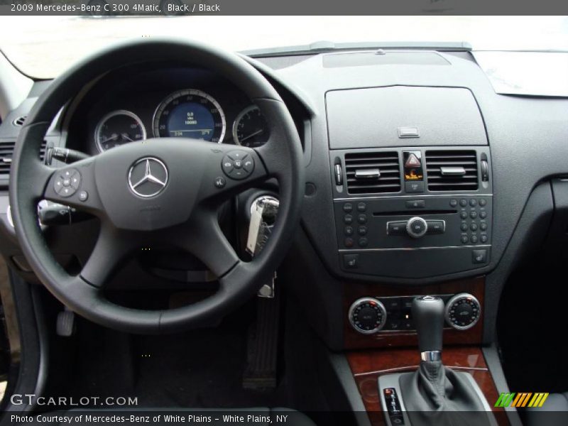 Black / Black 2009 Mercedes-Benz C 300 4Matic