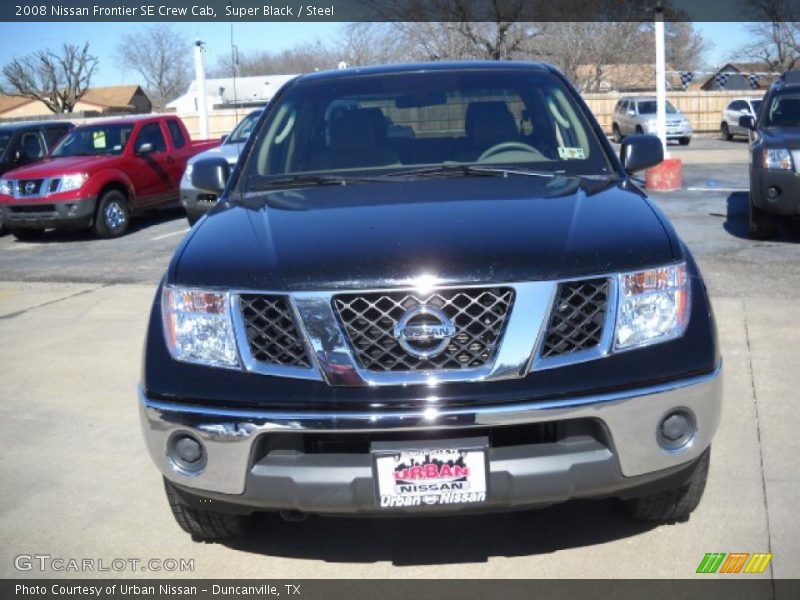 Super Black / Steel 2008 Nissan Frontier SE Crew Cab