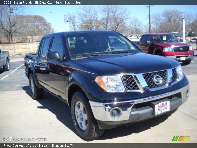 Super Black / Steel 2008 Nissan Frontier SE Crew Cab
