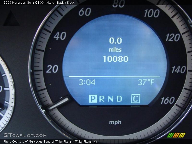 Black / Black 2009 Mercedes-Benz C 300 4Matic