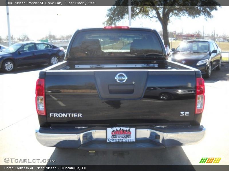 Super Black / Steel 2008 Nissan Frontier SE Crew Cab