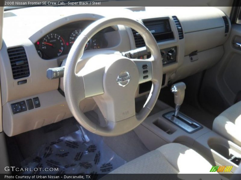 Super Black / Steel 2008 Nissan Frontier SE Crew Cab