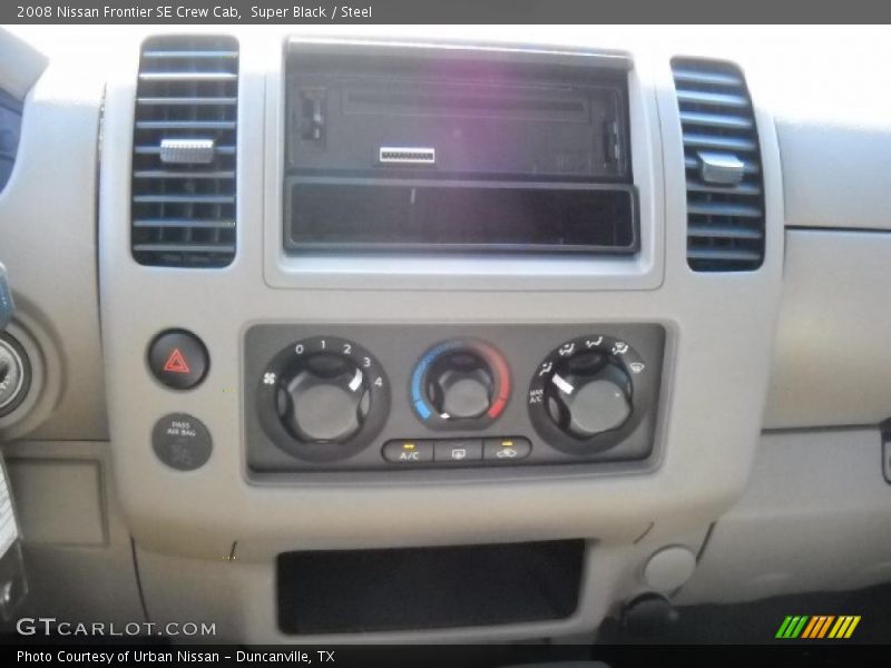 Super Black / Steel 2008 Nissan Frontier SE Crew Cab