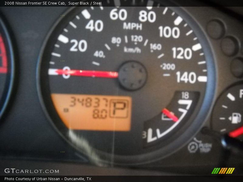 Super Black / Steel 2008 Nissan Frontier SE Crew Cab
