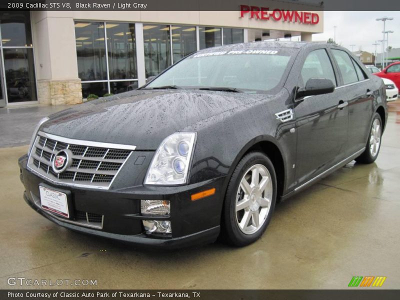 Black Raven / Light Gray 2009 Cadillac STS V8