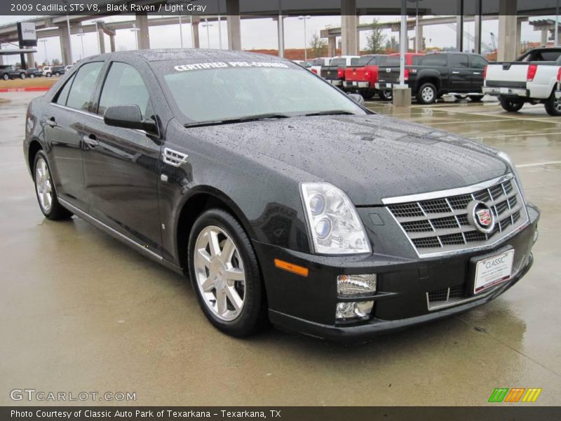 Black Raven / Light Gray 2009 Cadillac STS V8