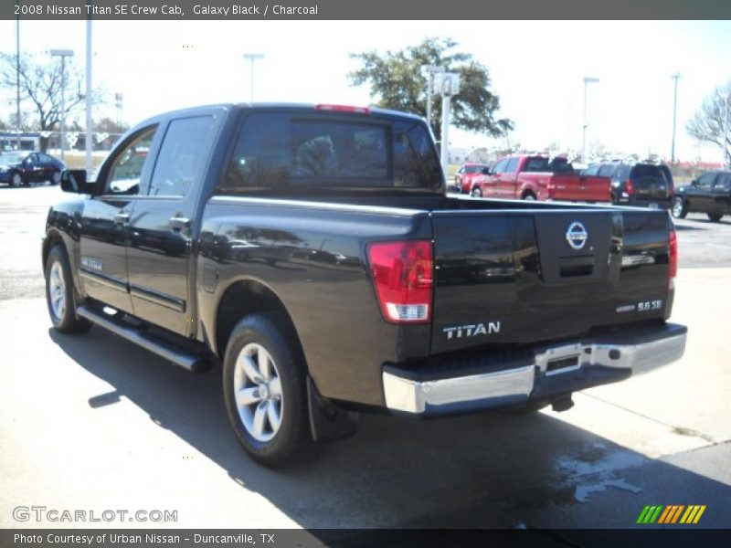 Galaxy Black / Charcoal 2008 Nissan Titan SE Crew Cab