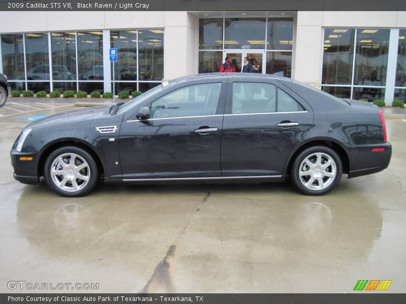 Black Raven / Light Gray 2009 Cadillac STS V8