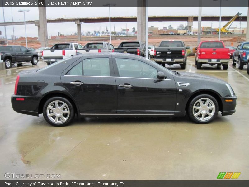 Black Raven / Light Gray 2009 Cadillac STS V8