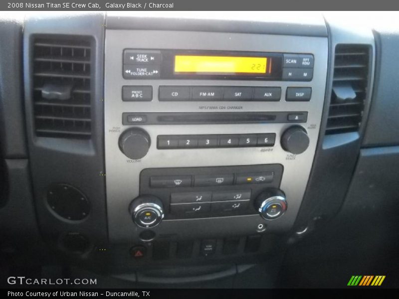 Galaxy Black / Charcoal 2008 Nissan Titan SE Crew Cab