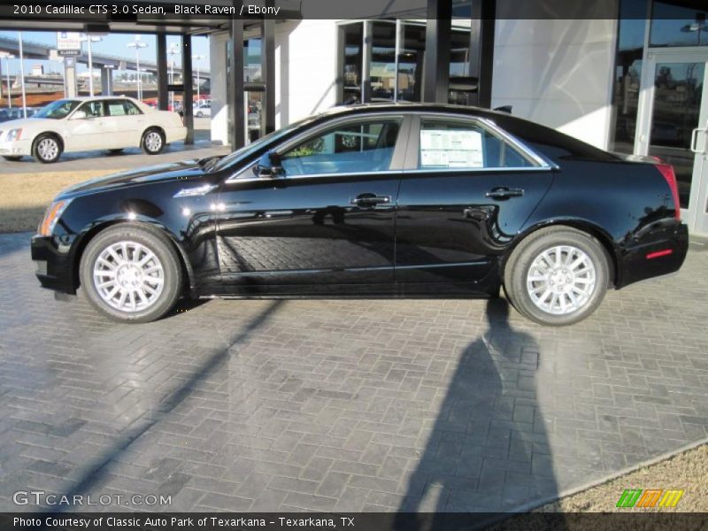 Black Raven / Ebony 2010 Cadillac CTS 3.0 Sedan