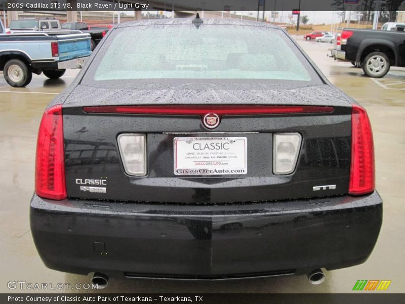 Black Raven / Light Gray 2009 Cadillac STS V8