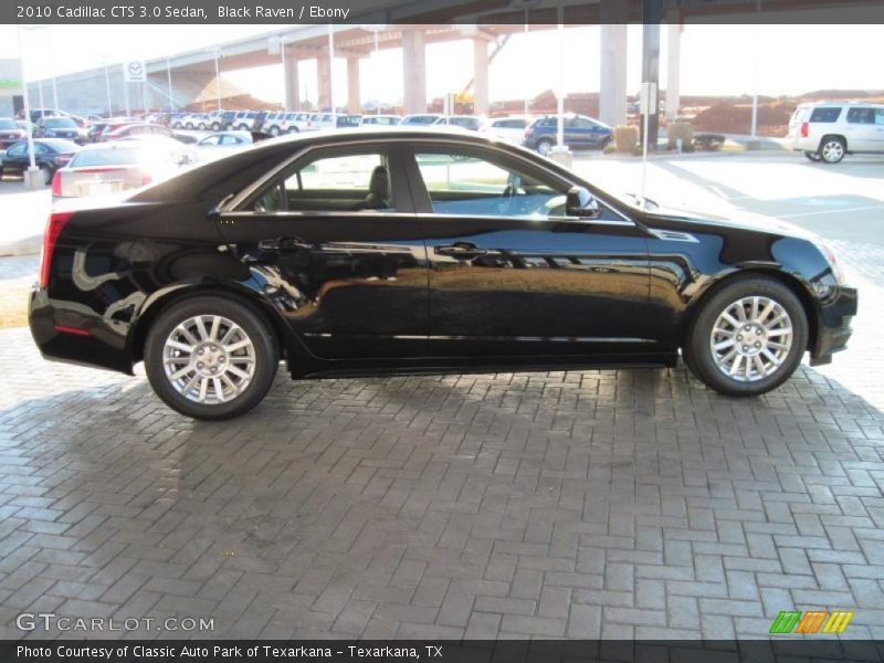 Black Raven / Ebony 2010 Cadillac CTS 3.0 Sedan