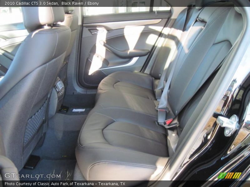 Black Raven / Ebony 2010 Cadillac CTS 3.0 Sedan