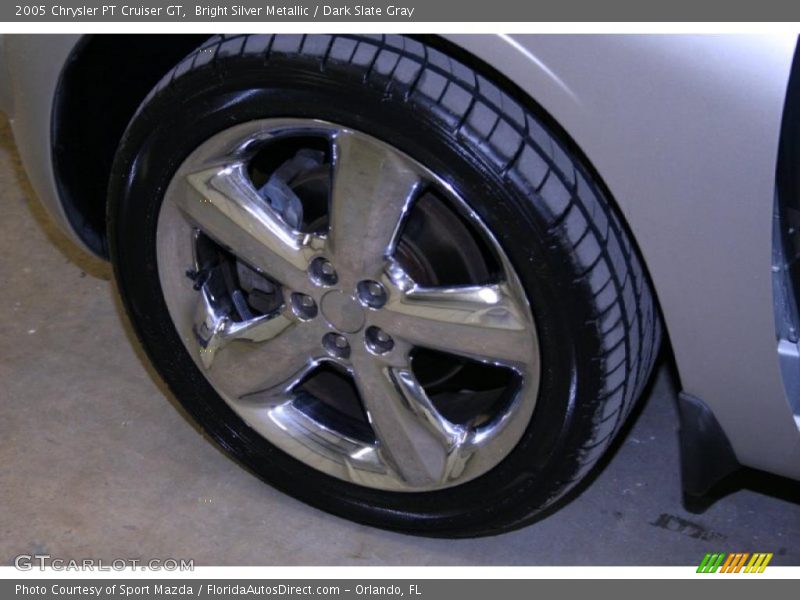 Bright Silver Metallic / Dark Slate Gray 2005 Chrysler PT Cruiser GT