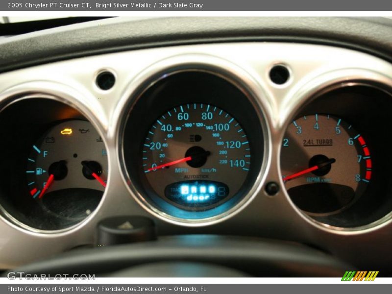 Bright Silver Metallic / Dark Slate Gray 2005 Chrysler PT Cruiser GT
