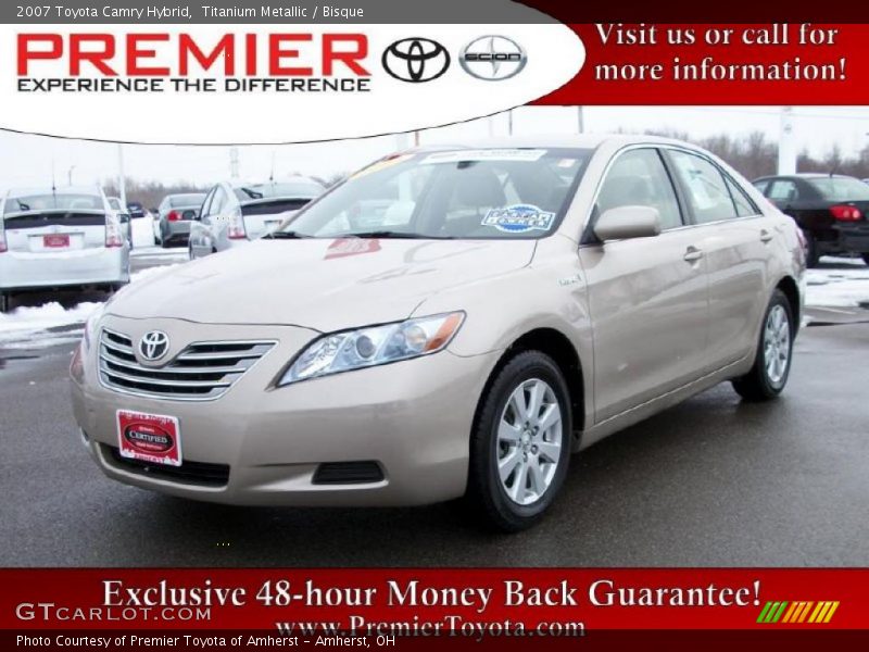 Titanium Metallic / Bisque 2007 Toyota Camry Hybrid