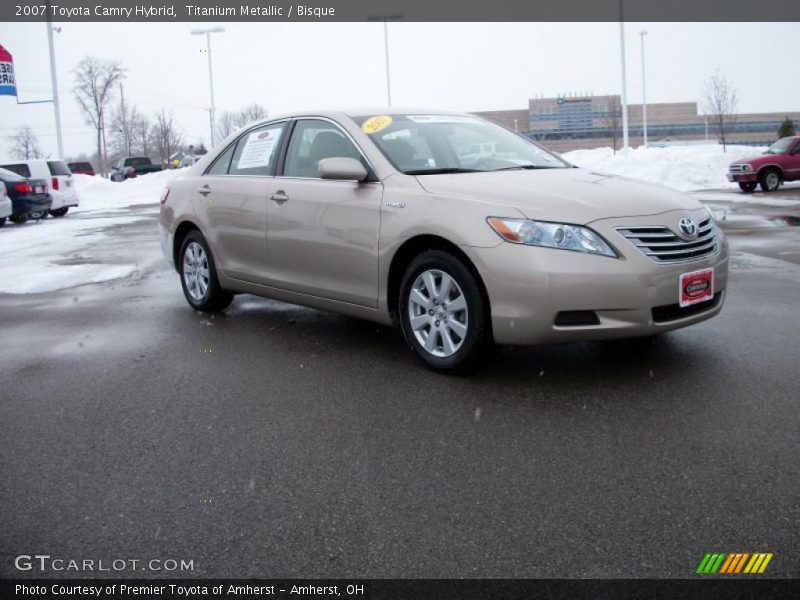 Titanium Metallic / Bisque 2007 Toyota Camry Hybrid