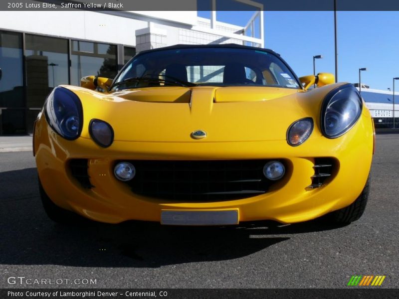 Saffron Yellow / Black 2005 Lotus Elise