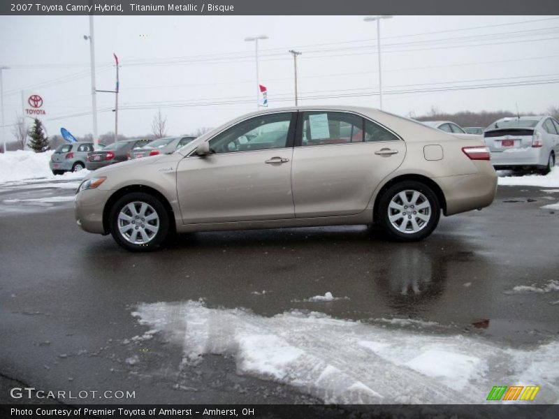 Titanium Metallic / Bisque 2007 Toyota Camry Hybrid