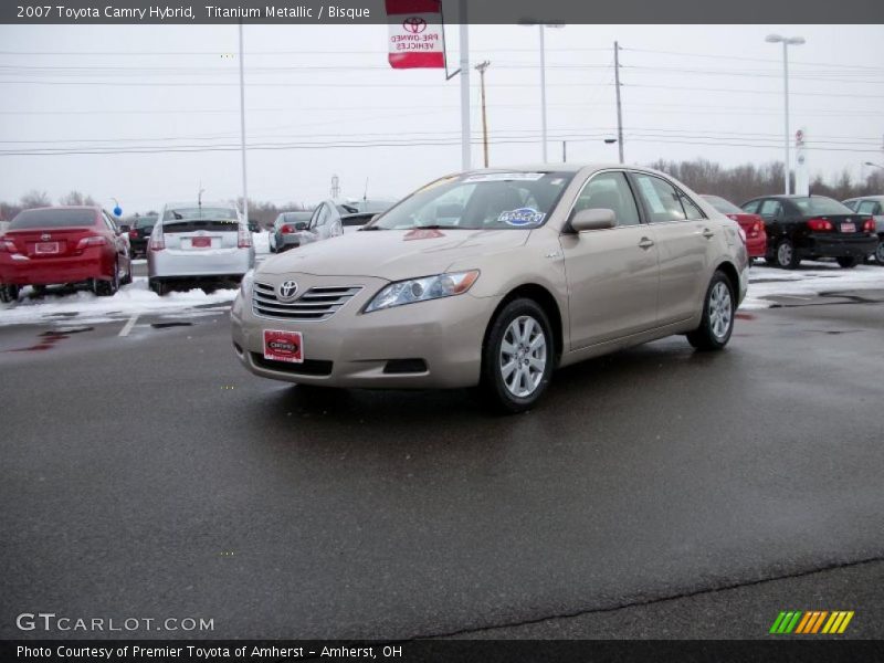 Titanium Metallic / Bisque 2007 Toyota Camry Hybrid