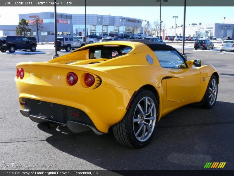 Saffron Yellow / Black 2005 Lotus Elise