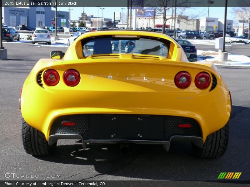 Saffron Yellow / Black 2005 Lotus Elise