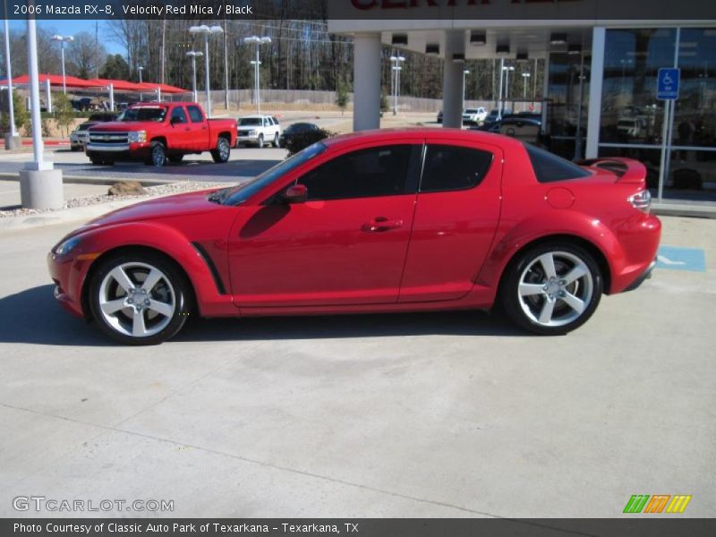 Velocity Red Mica / Black 2006 Mazda RX-8