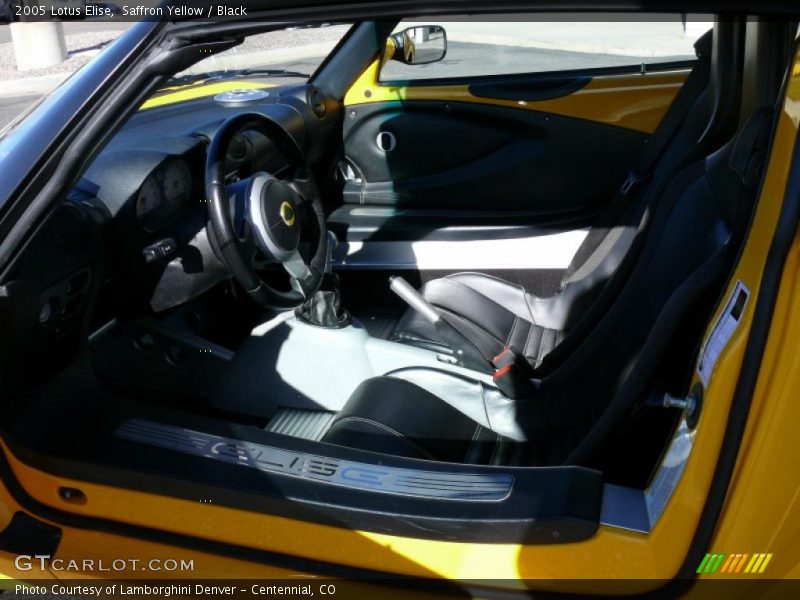 Saffron Yellow / Black 2005 Lotus Elise