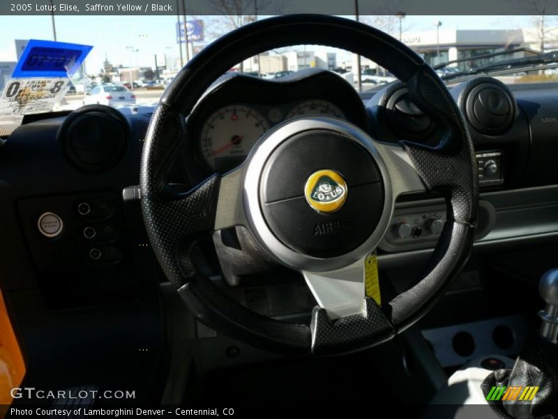 Saffron Yellow / Black 2005 Lotus Elise
