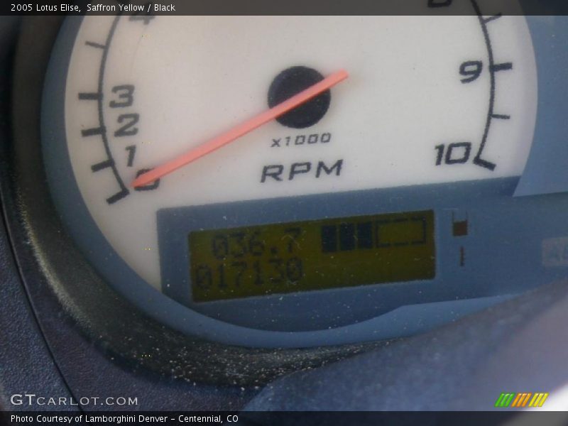 Saffron Yellow / Black 2005 Lotus Elise