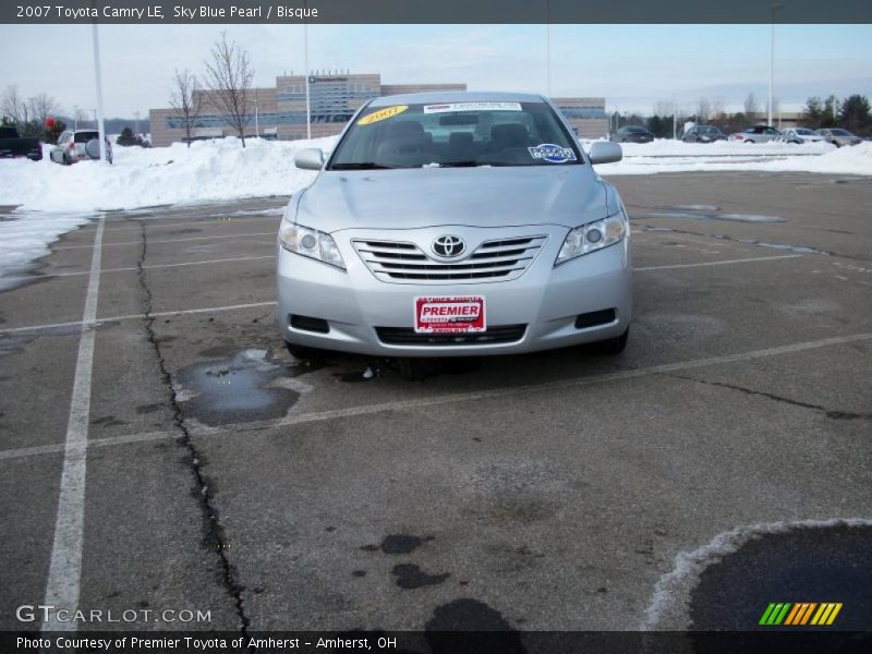 Sky Blue Pearl / Bisque 2007 Toyota Camry LE