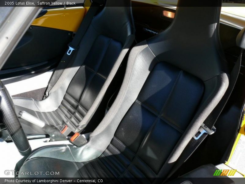 Saffron Yellow / Black 2005 Lotus Elise