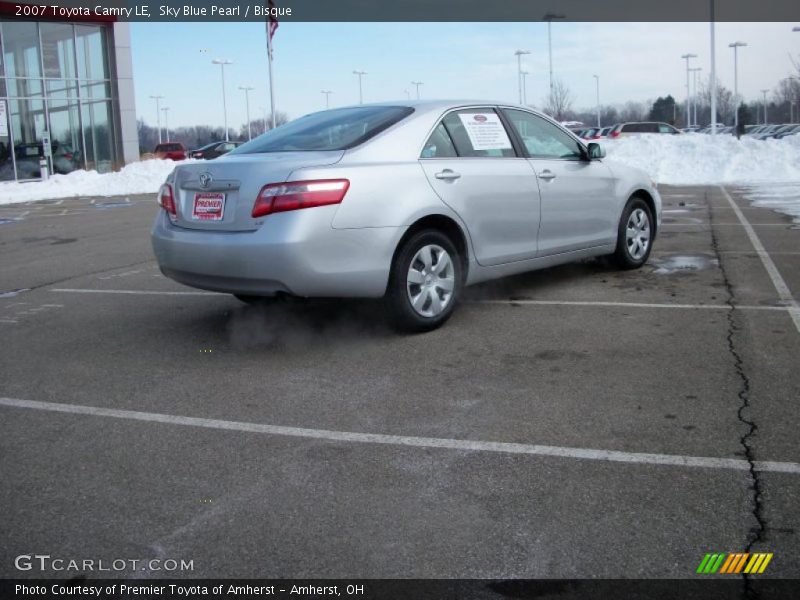 Sky Blue Pearl / Bisque 2007 Toyota Camry LE