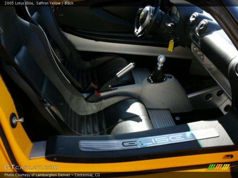 Saffron Yellow / Black 2005 Lotus Elise