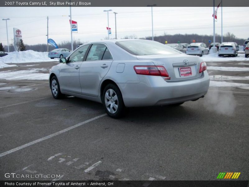 Sky Blue Pearl / Bisque 2007 Toyota Camry LE