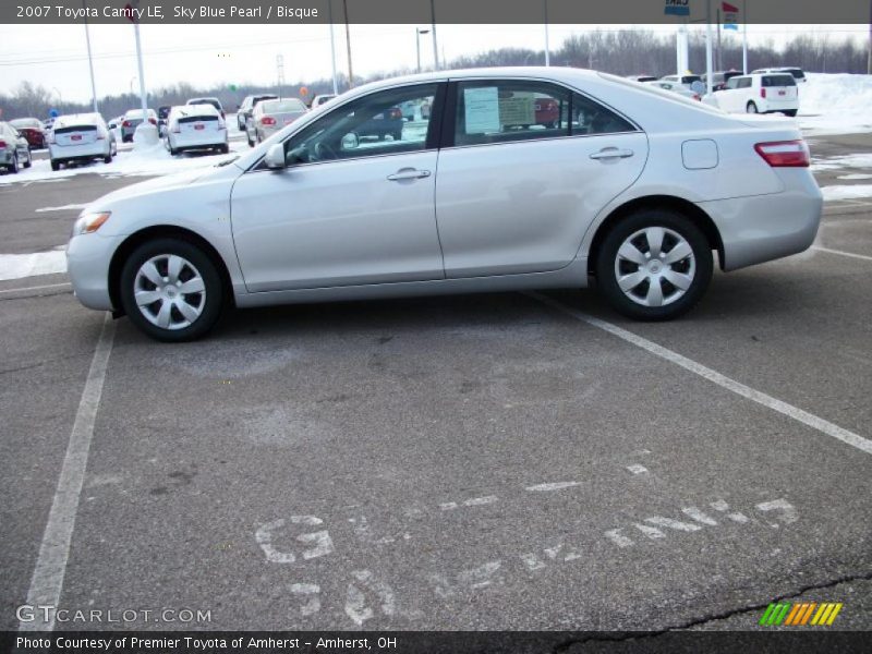 Sky Blue Pearl / Bisque 2007 Toyota Camry LE