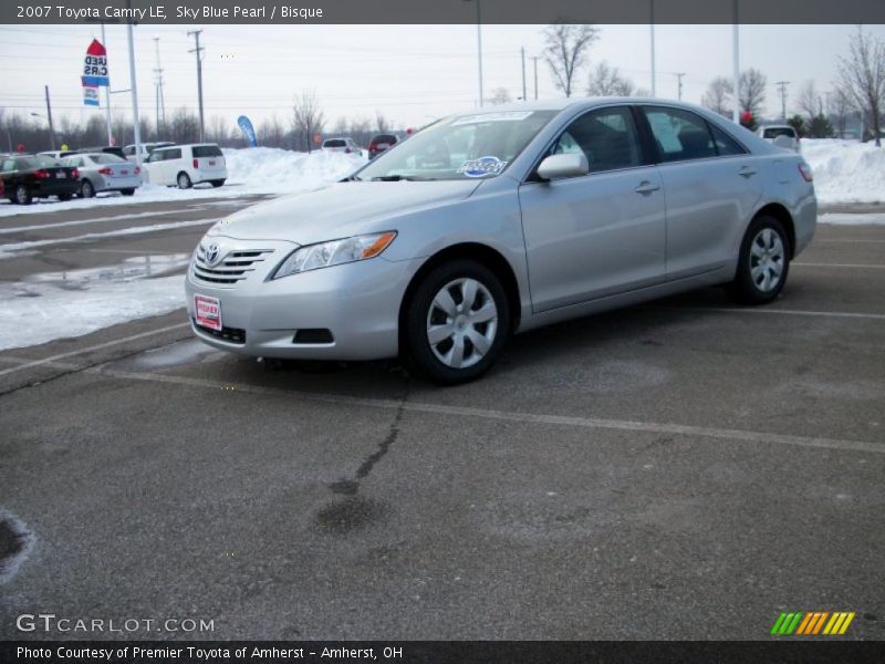 Sky Blue Pearl / Bisque 2007 Toyota Camry LE